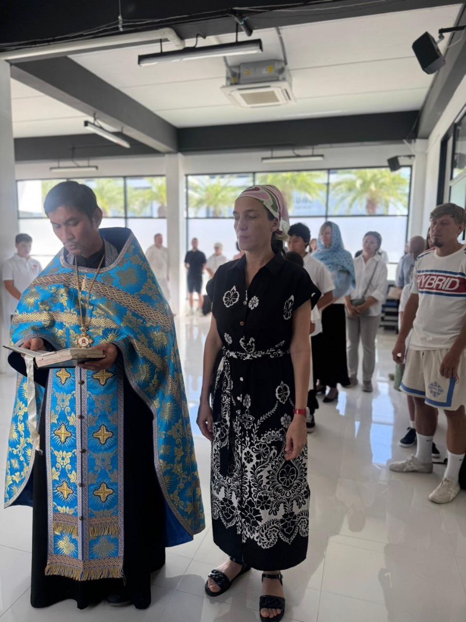 Молебен перед началом нового учебного года в школе «Дипломат»